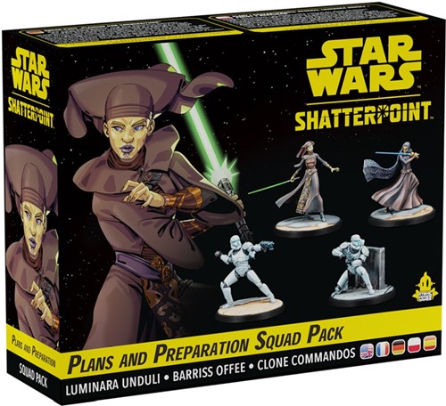 FFGSWP04 Star Wars: Shatterpoint: Plans And Preparation (General Luminara Unduli Squad Pack published by Fantasy Flight Games