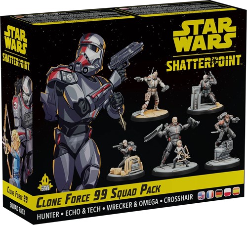 2!FFGSWP38 Star Wars: Shatterpoint: Clone Force 99 - Bad Batch Squad Pack published by Fantasy Flight Games