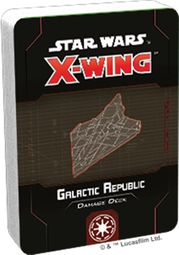 FFGSWZ77 Star Wars X-Wing 2nd Edition: Galactic Republic Damage Deck published by Fantasy Flight Games