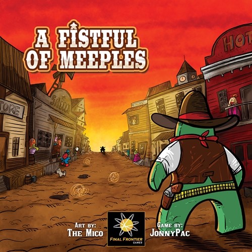 FFN4003 A Fistful Of Meeples Board Game published by Final Frontier Games