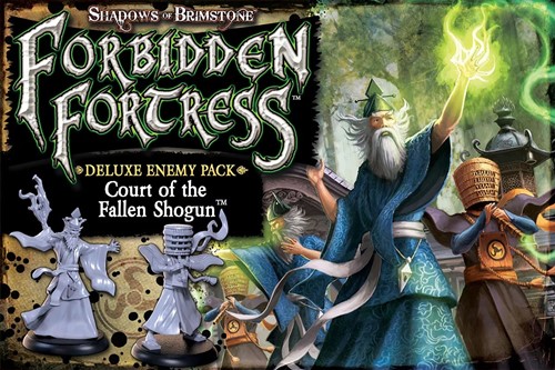 FFP07DE13 Shadows Of Brimstone Board Game: Court Of The Fallen Shogun Deluxe Enemy Pack published by Flying Frog Productions