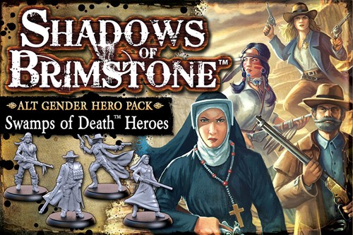 FFP07H02 Shadows Of Brimstone Board Game: Swamps Of Death - Alt Gender Hero Pack published by Flying Frog Productions