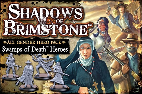 FFP07H02 Shadows Of Brimstone Board Game: Swamps Of Death - Alt Gender Hero Pack published by Flying Frog Productions
