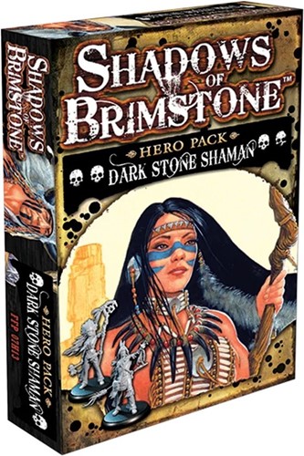 Shadows Of Brimstone Board Game: Dark Stone Shaman Hero Pack