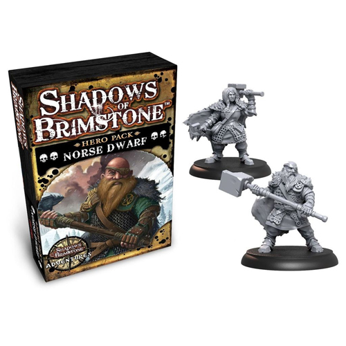 FFP07H14 Shadows Of Brimstone Board Game: Norse Dwarf Hero Pack published by Flying Frog Productions