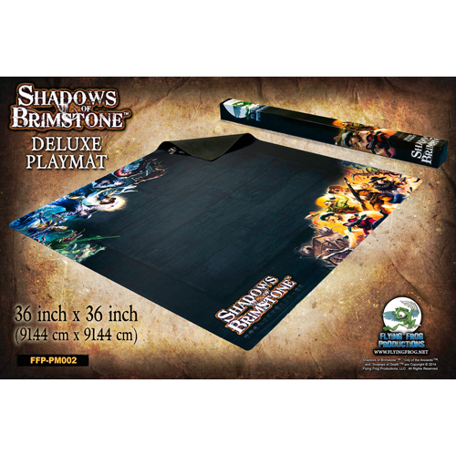 FFP07PM002 Shadows Of Brimstone Board Game: Deluxe Playmat published by Flying Frog Productions