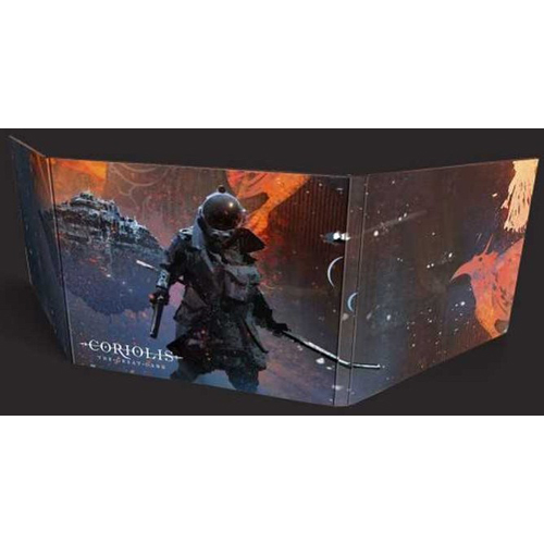 FLFCOR007 Coriolis RPG: The Great Dark Gamemaster Screen published by Free League Publishing