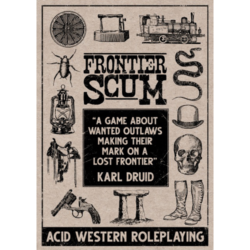 2!FLFFLW25 Frontier Scum RPG: Core Rulebook published by Free League Publishing