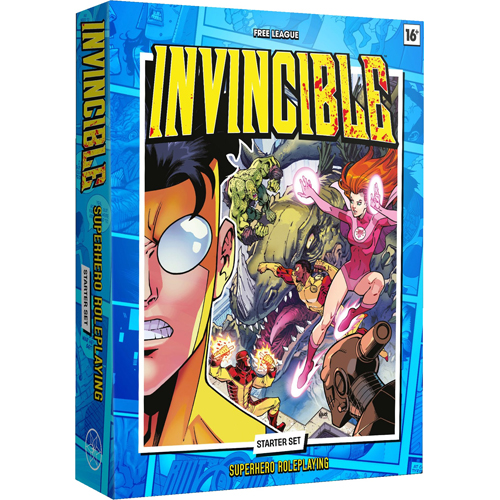 FLFINV001 Invincible RPG: Superhero Roleplaying Starter Set published by Free League Publishing