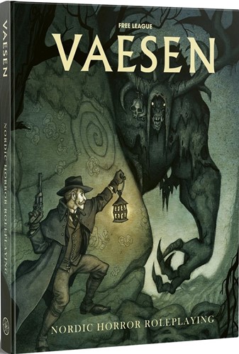 FLFVAS01 Vaesen Nordic Horror RPG Core Rulebook published by Free League Publishing