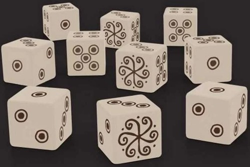 3!FLFVAS22 Vaesen Nordic Horror RPG: Custom Dice Set published by Free League Publishing