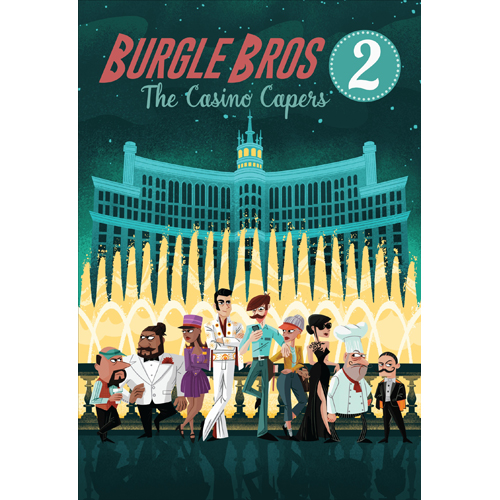 1!FOWBURGLE02 Burgle Bros Board Game: 2 The Casino Capers published by Tim Fowers