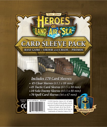 GAMHLASA02 Heroes Of Land Air And Sea Board Game: Sleeve Pack published by Gamelyn Games