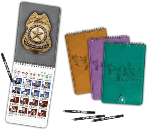 Tiny Epic Crimes Card Game: 4 Pack Detective Notebooks