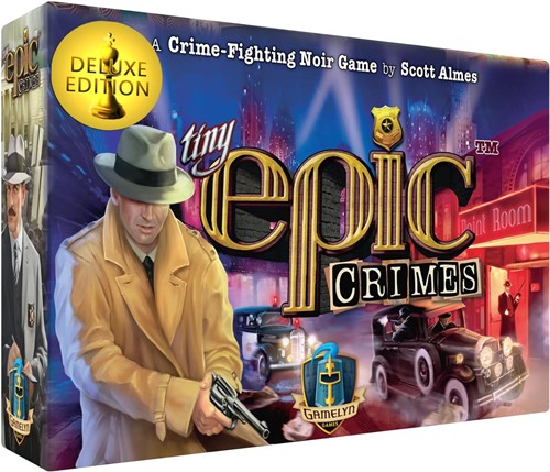 3!GAMTECDX Tiny Epic Crimes Card Game: Deluxe Edition published by Gamelyn Games