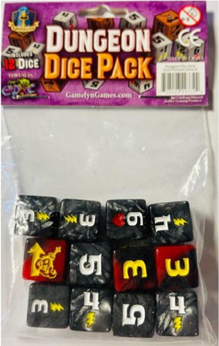 2!GAMTEDUA05 Tiny Epic Dungeons Card Game: Extra Dice Pack published by Gamelyn Games