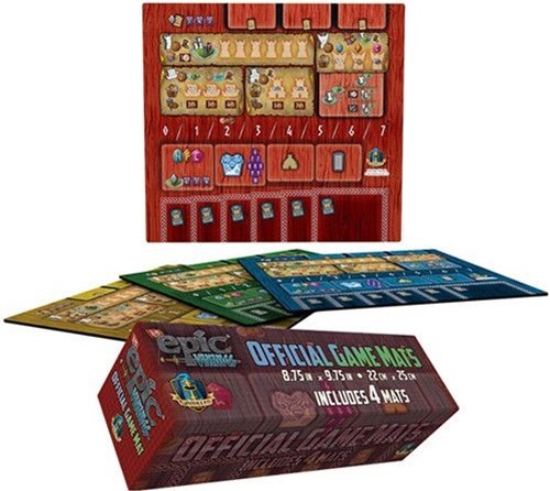 GAMTEVA02 Tiny Epic Vikings Card Game: 4 Pack Clan Mats published by Gamelyn Games