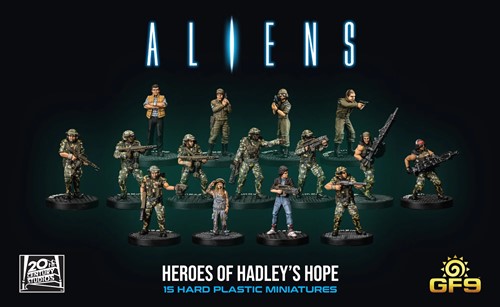 2!GFNALIENS16 Aliens Board Game: Heroes Of Hadley's Hope Expansion published by Gale Force Nine