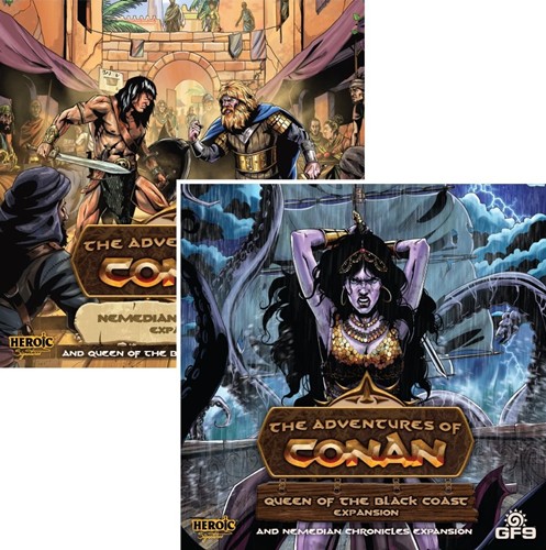 GFNCON12 The Adventures Of Conan Board Game: Queen Of The Black Coast And Nemedian Chronicles Expansion published by Gale Force Nine