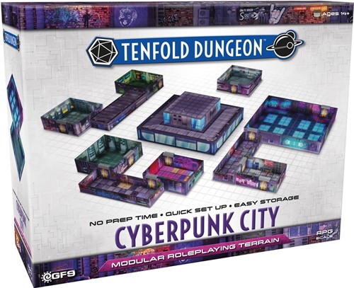 GFNTFD010 Tenfold Dungeon: Cyberpunk City published by Gale Force Nine
