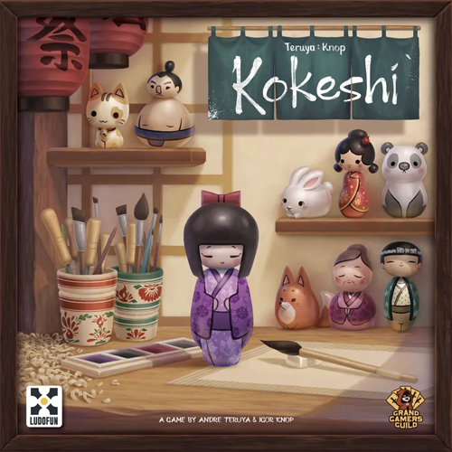 GGDKO01 Kokeshi Board Game published by Grand Gamers Guild