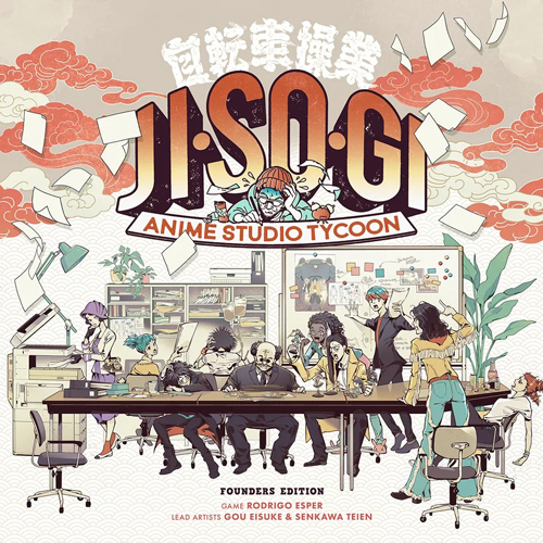 2!GGP036 Jisogi Board Game: Anime Studio Tycoon published by Good Games Publishing