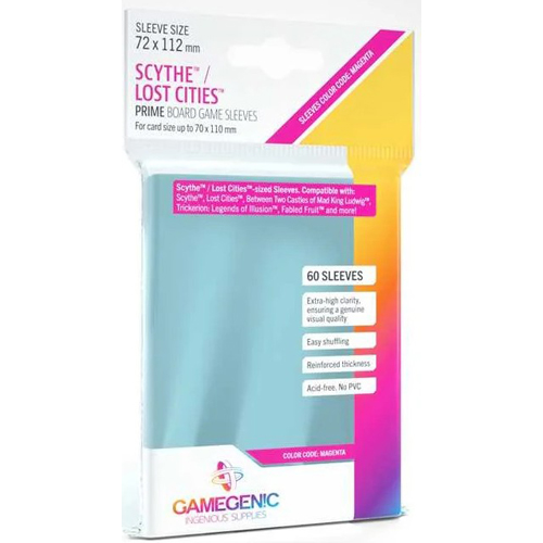 GGS11043 60 x Scythe Prime Card Sleeve 72mm x 112mm (Gamegenic) published by Gamegenic
