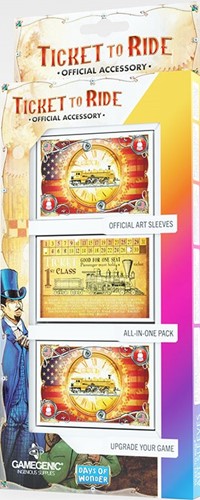 Ticket To Ride Board Game: Classic Art Sleeves