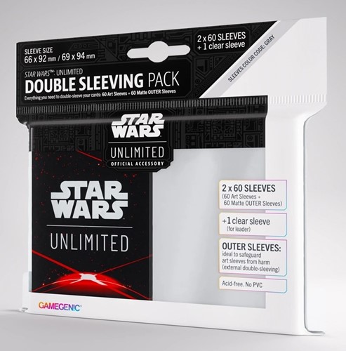 GGS15036ML Star Wars: Unlimited Art Double Sleeve Pack - Space Red published by Gamegenic