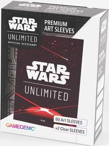 2!GGS15079ML Star Wars: Unlimited Premium Art Sleeves - Card Back Red published by Gamegenic