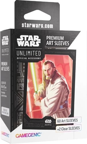 GGS15092ML Star Wars: Unlimited Art Sleeves - Qui-Gon Jinn published by Gamegenic