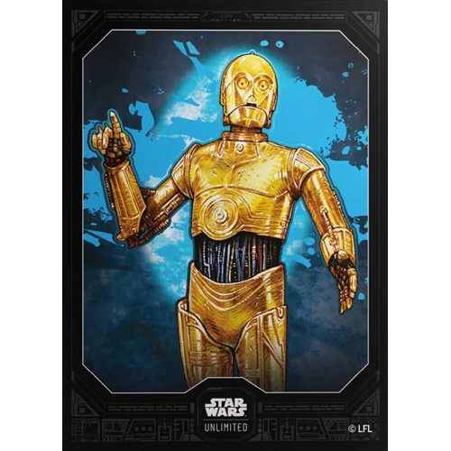 2!GGS15129ML Star Wars: Unlimited Art Sleeves - C-3PO published by Gamegenic