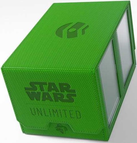 2!GGS20165ML Star Wars: Unlimited Double Deck Pod - Green published by Gamegenic