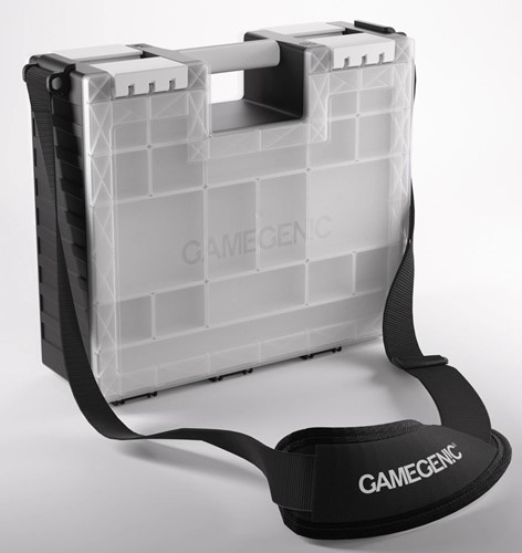 2!GGS22038ML Gamegenic Game Castle Black And White And Clear published by Gamegenic