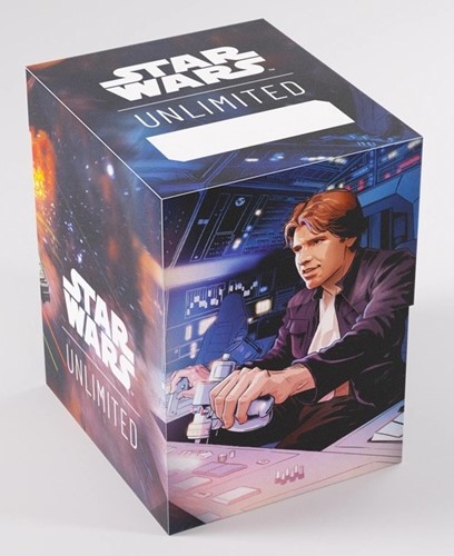 2!GGS25141ML Star Wars: Unlimited Soft Crate - Han Solo And Millenium Falcon published by Gamegenic