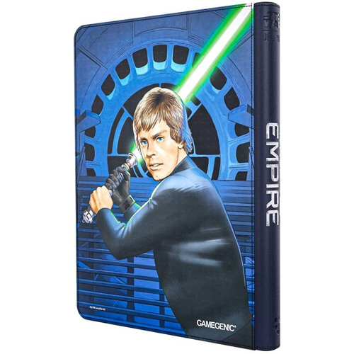 2!GGS31080ML Star Wars: Unlimited 18-Pocket Zip-Up Album - Jedi Luke Skywalker And Emperor Palpatine published by Gamegenic