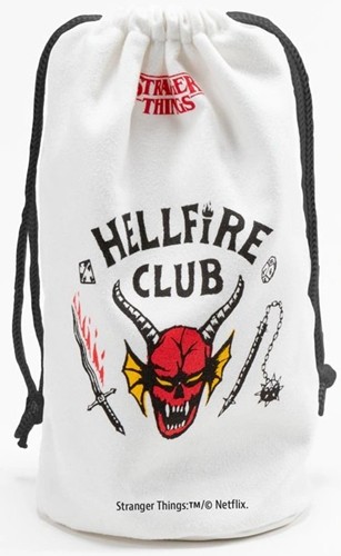 3!GGS60100ML DnD RPG: Stranger Things Welcome To The Hellfire Club: Dice Bag published by Gamegenic