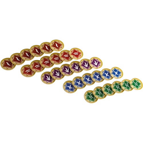 2!GGS60197ML Gamegenic Arkham Horror: Universal Chaos Tokens Add-On published by Gamegenic
