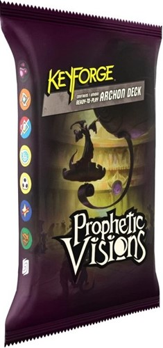 2!GHOKF20S KeyForge Card Game: Prophetic Visions Archon Deck published by Ghost Galaxy