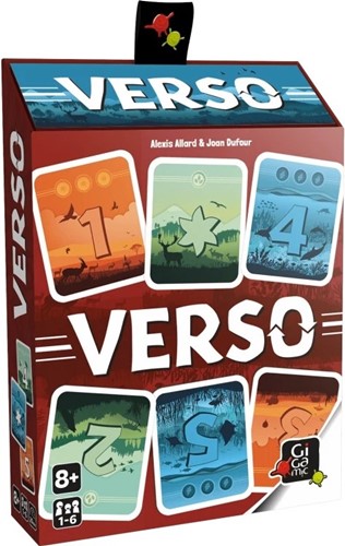 2!GIG320510 Verso Card Game published by Gigamic