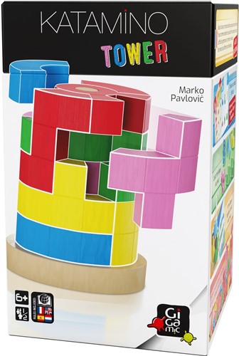 GIGKATTWR Katamino Tower Board Game published by Gigamic