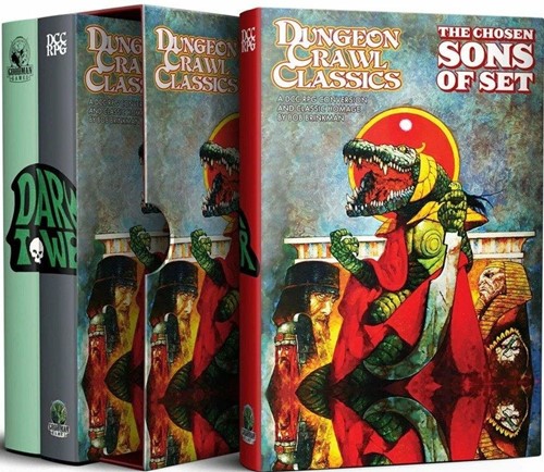 GMG4720 Dungeon Crawl Classics RPG: Dark Tower (3 -Volume Slipcased Set) published by Goodman Games