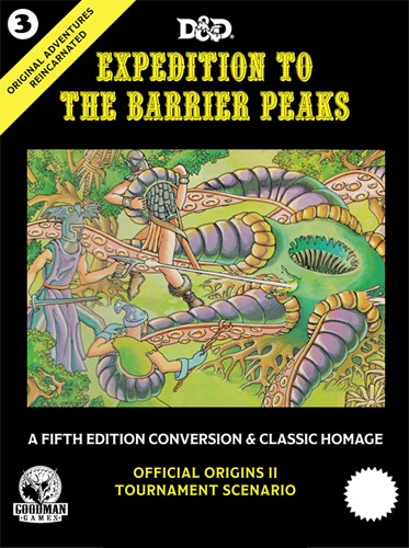 Dungeons And Dragons RPG: Original Adventures Reincarnated #3 Expedition To The Barrier Peaks (Hardback)