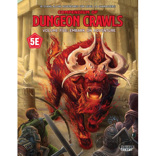 3!GMG55555 Dungeons And Dragons RPG: Compendium Of Dungeon Crawls Volume 5: A Collection Of Quests published by Goodman Games