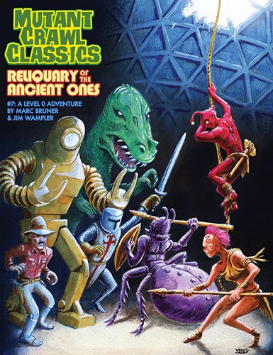 Mutant Crawl Classics #7: Reliquary Of The Ancients - Gold Key Cover