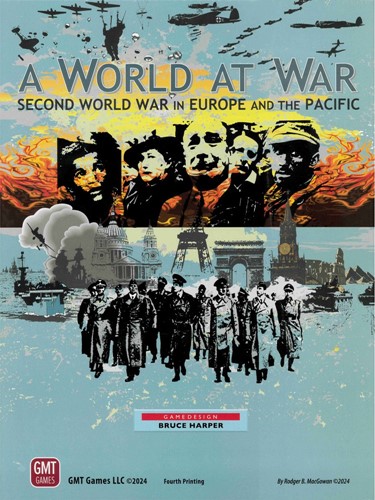 2!GMT030324 A World At War Board Game: 4th Printing published by GMT Games