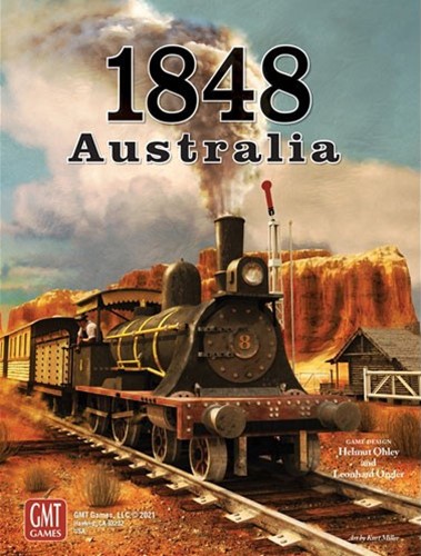 2!GMT2102 1848 Australia Board Game published by GMT Games