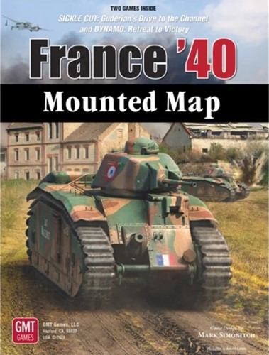 France '40 2nd Edition Mounted Map