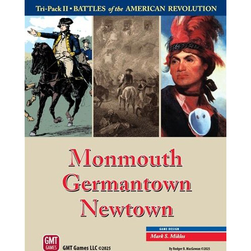 2!GMT2503 Battles Of The American Revolution Tri-Pack 2: Monmouth, Germantown, Newtown published by GMT Games