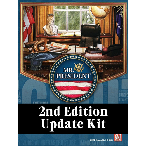 2!GMT2518 Mr President Board Game: 2nd Edition: The American Presidency 2001-2020 Update Kit published by GMT Games